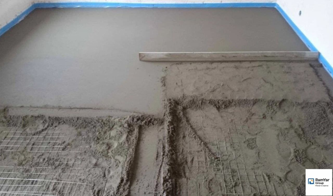 Пример сухой стяжки 5